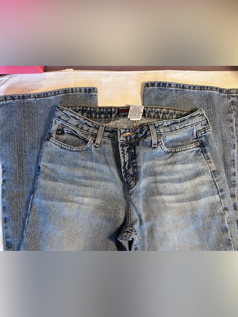 Vintage Aeropostale Low Rise Flare Jeans Y2K Blue Denim Style 907 size 9/10 R